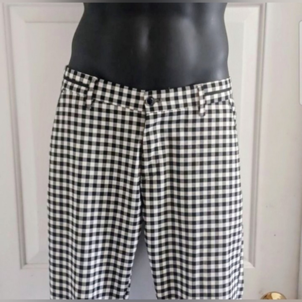 TR Premium British Style Checkered Dress Pants | Black & White, 34W x 32L - 🇬🇧 - Picture 2 of 10